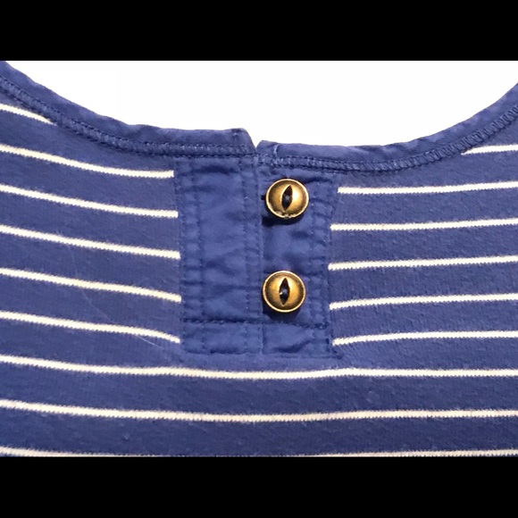 Jones New York Blue & White Stripe Sport T. SizeM - Picture 3 of 6